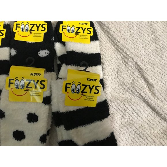Foozys Fluffy Socks. 6 pair. Sock size 9-11 - Picture 2 of 3